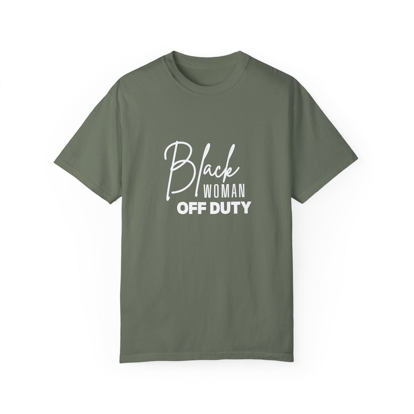 Black Woman Off Duty Shirt - Multiple Colors