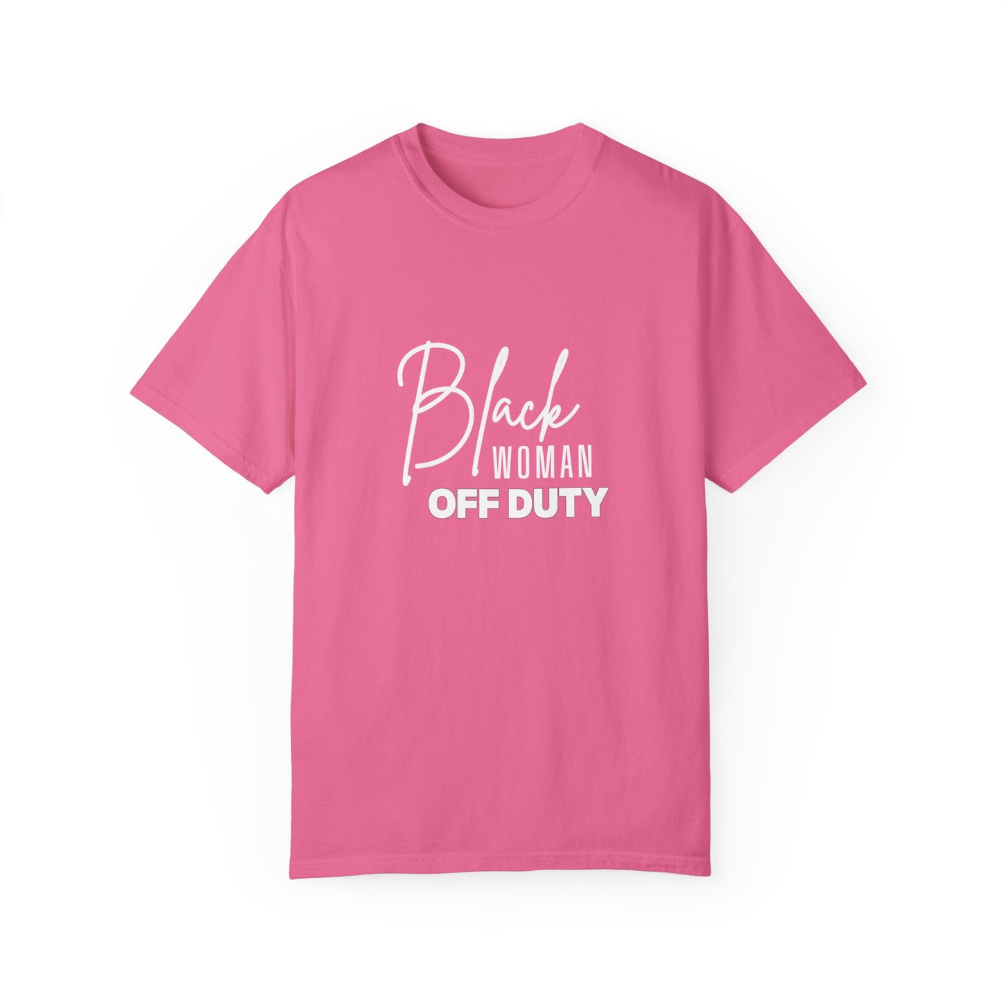 Black Woman Off Duty Shirt - Multiple Colors