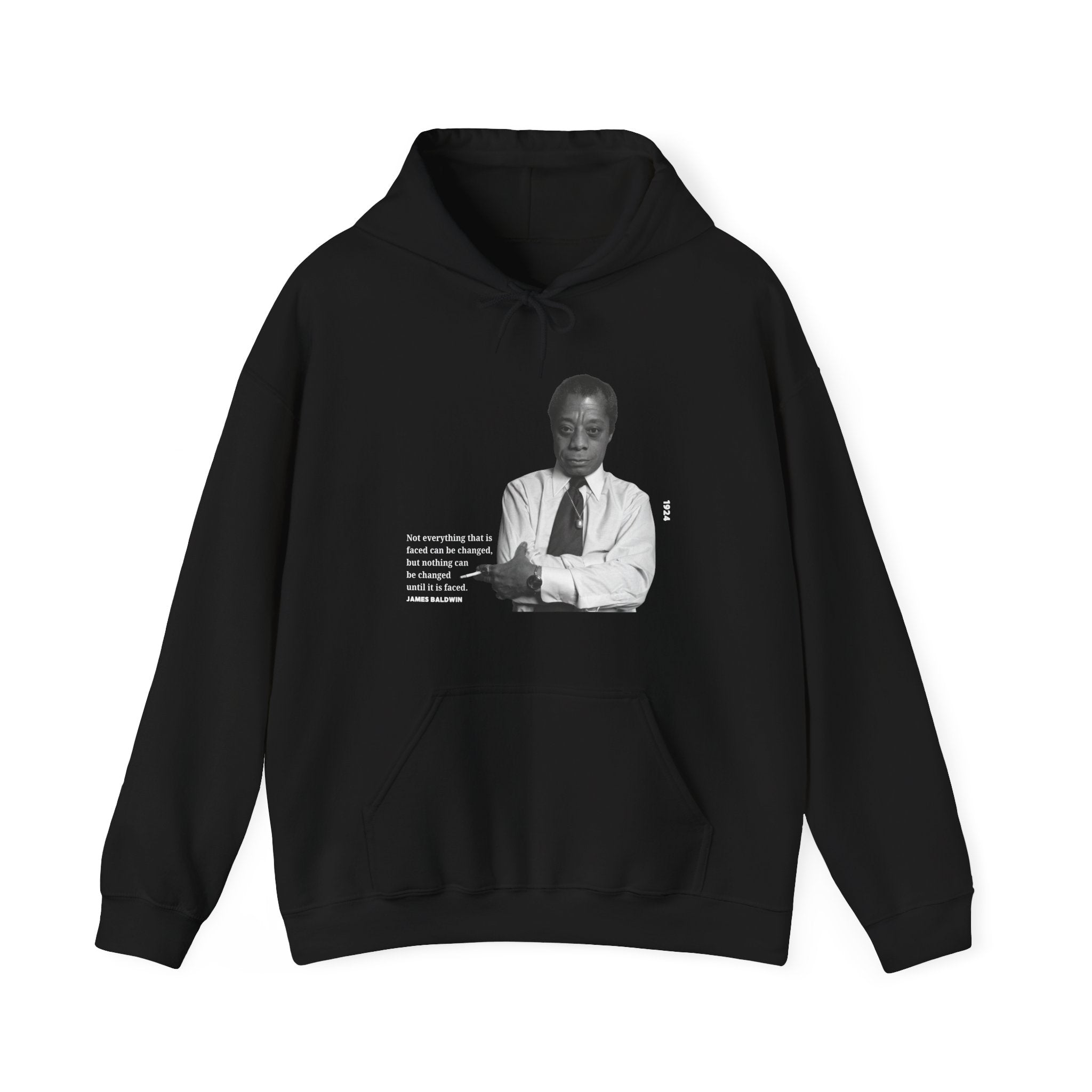 James Baldwin Hoodie - Black, Sand, or Chocolate Brown