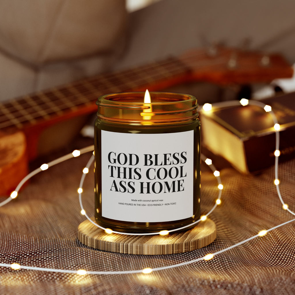 God Bless This Cool Ass Home Candle