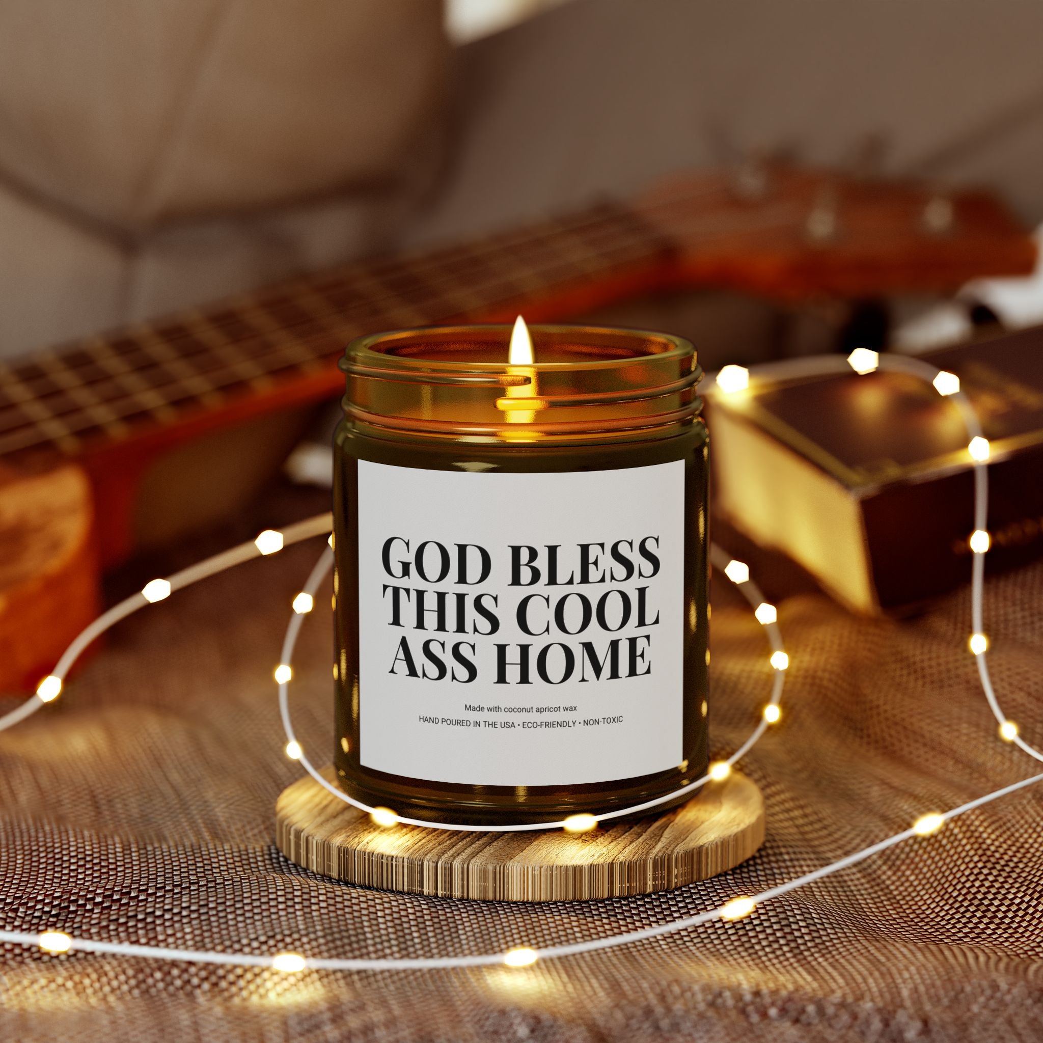 God Bless This Cool Ass Home Candle