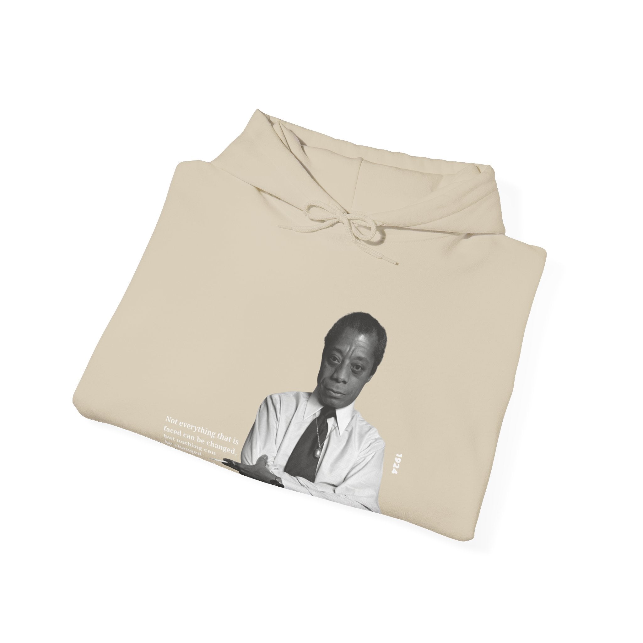 James Baldwin Hoodie - Black, Sand, or Chocolate Brown