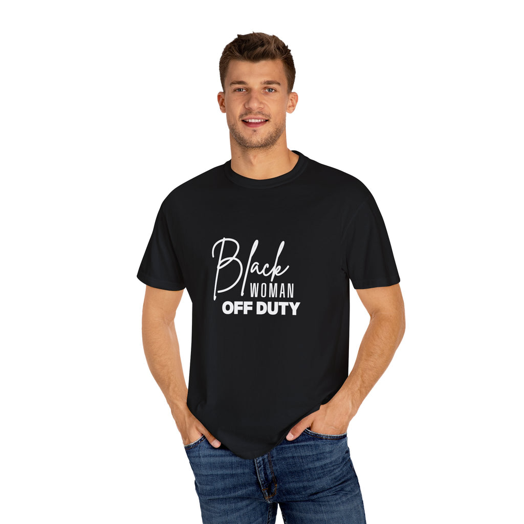 Black Woman Off Duty Shirt - Multiple Colors
