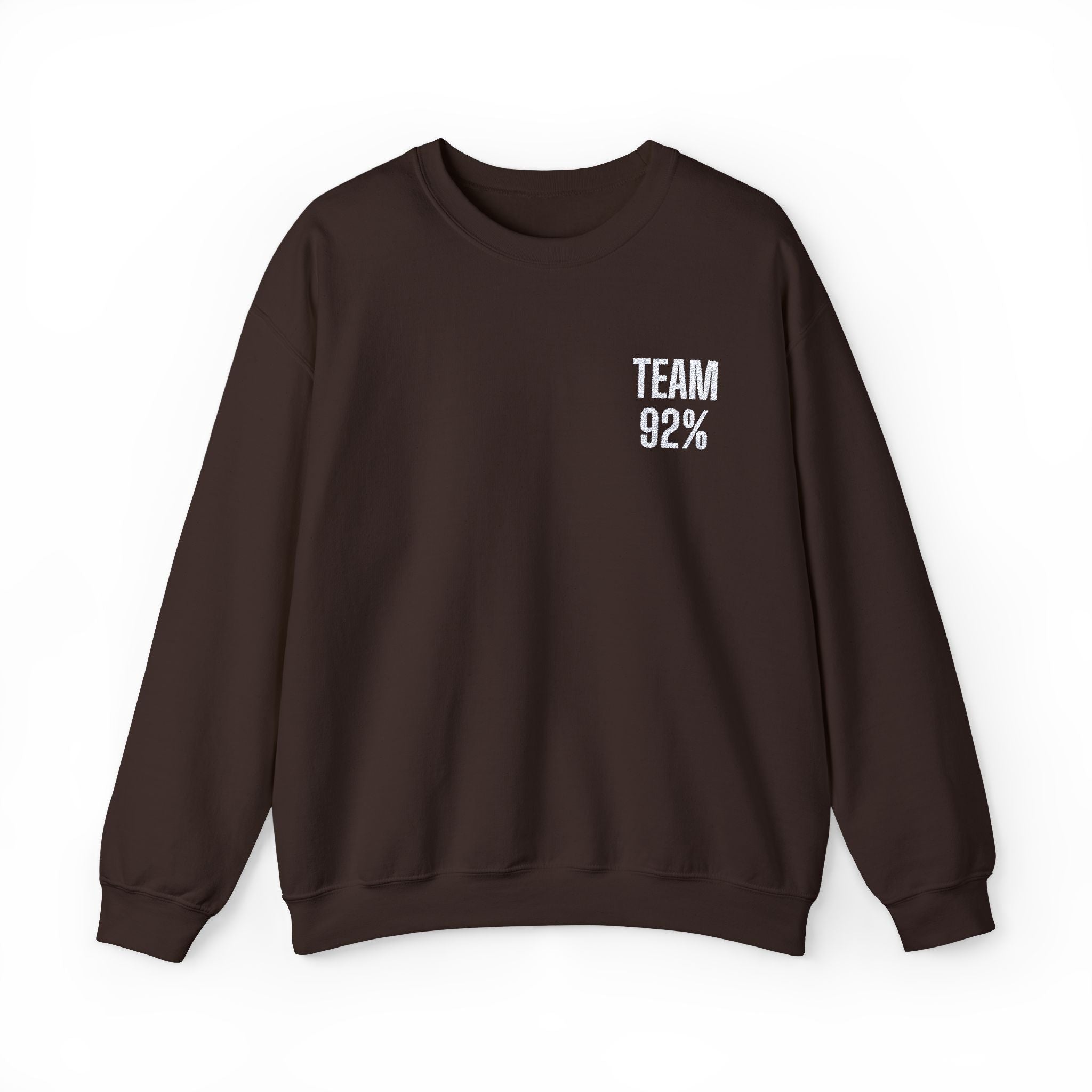 Team 92% Embroidered Sweatshirt
