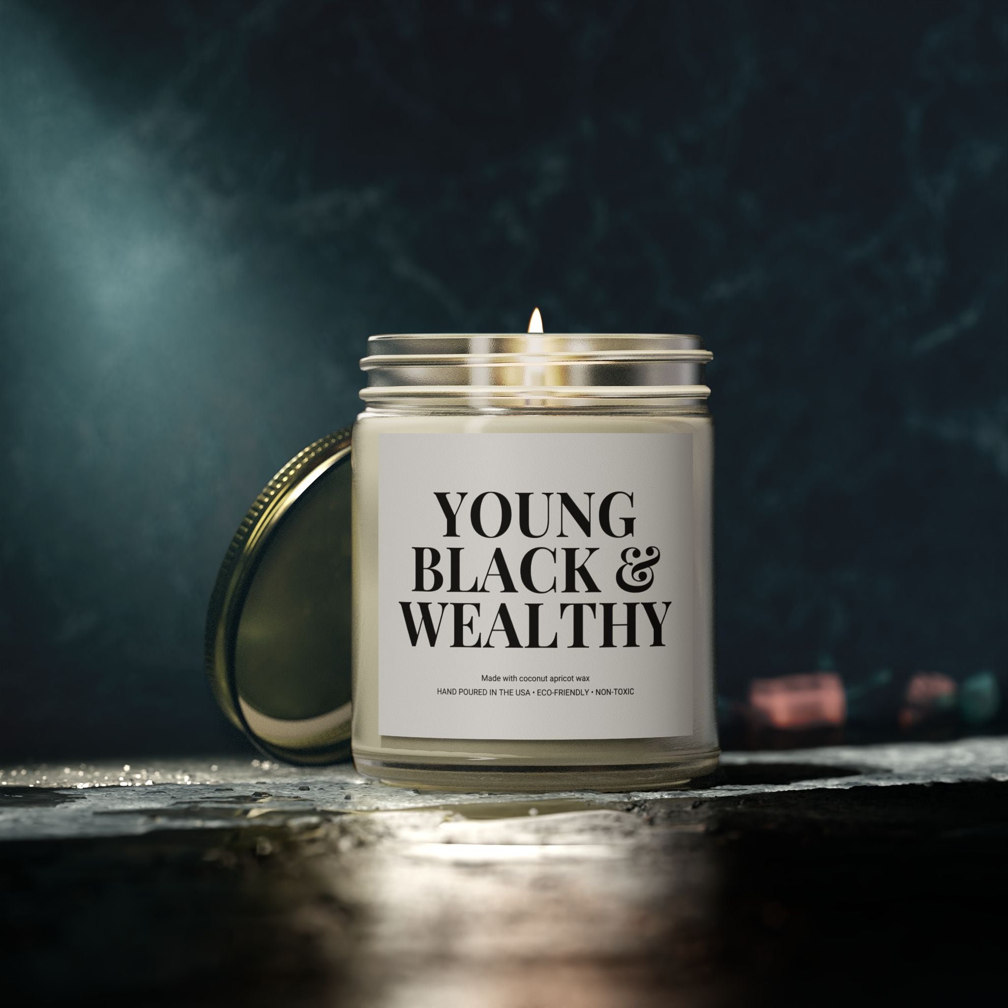 Young Black Wealthy Candle