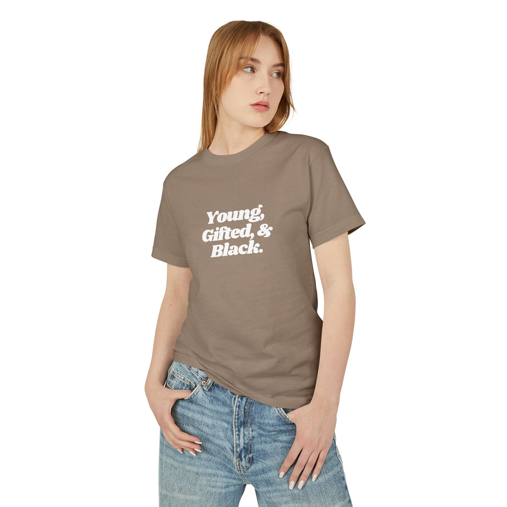 Young Gifted and Black Cotton Tshirt