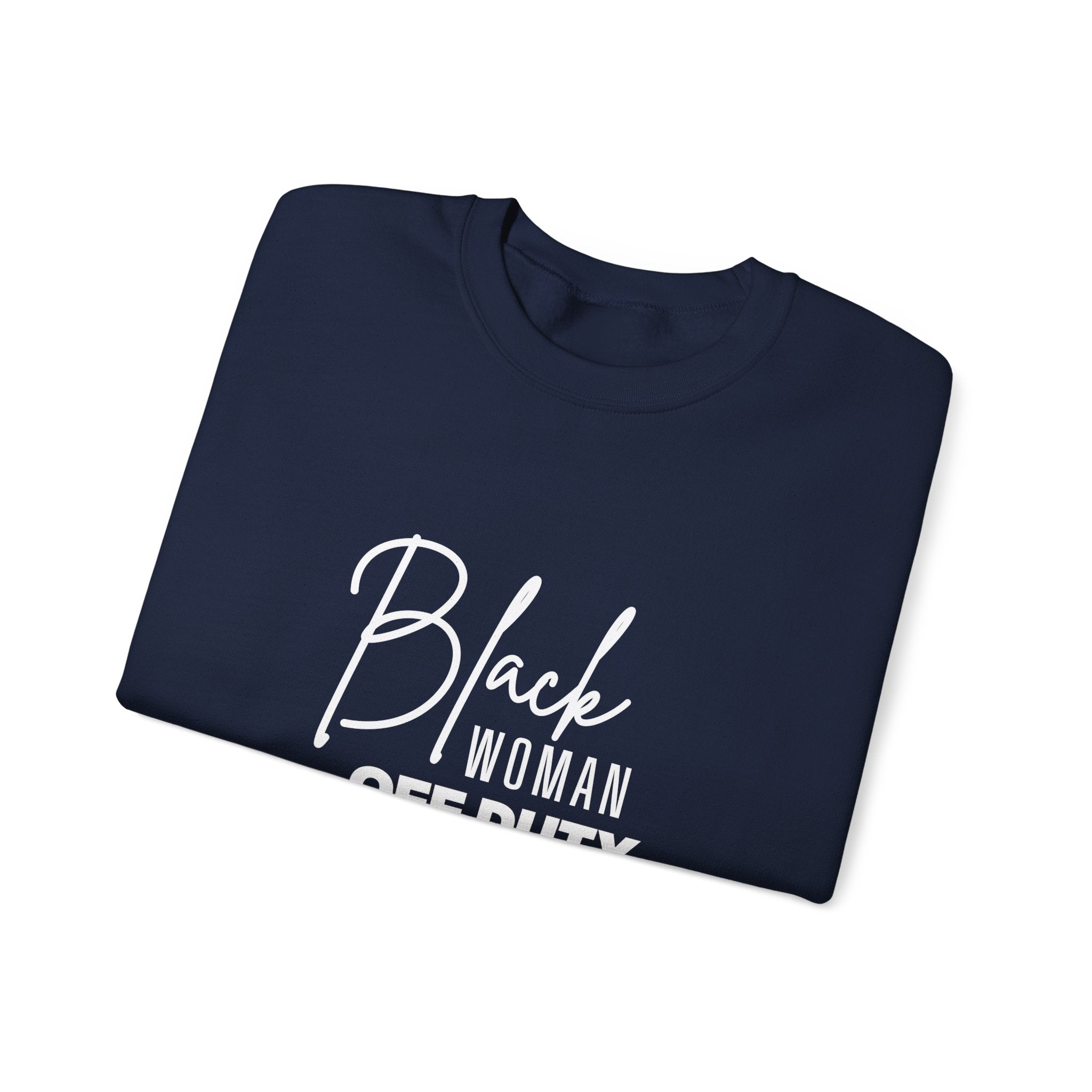 Black Woman Off Duty Sweatshirt