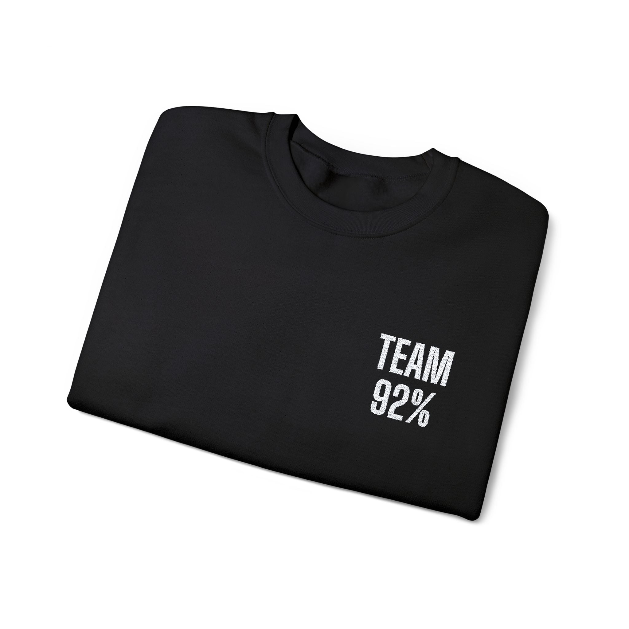Team 92% Embroidered Sweatshirt