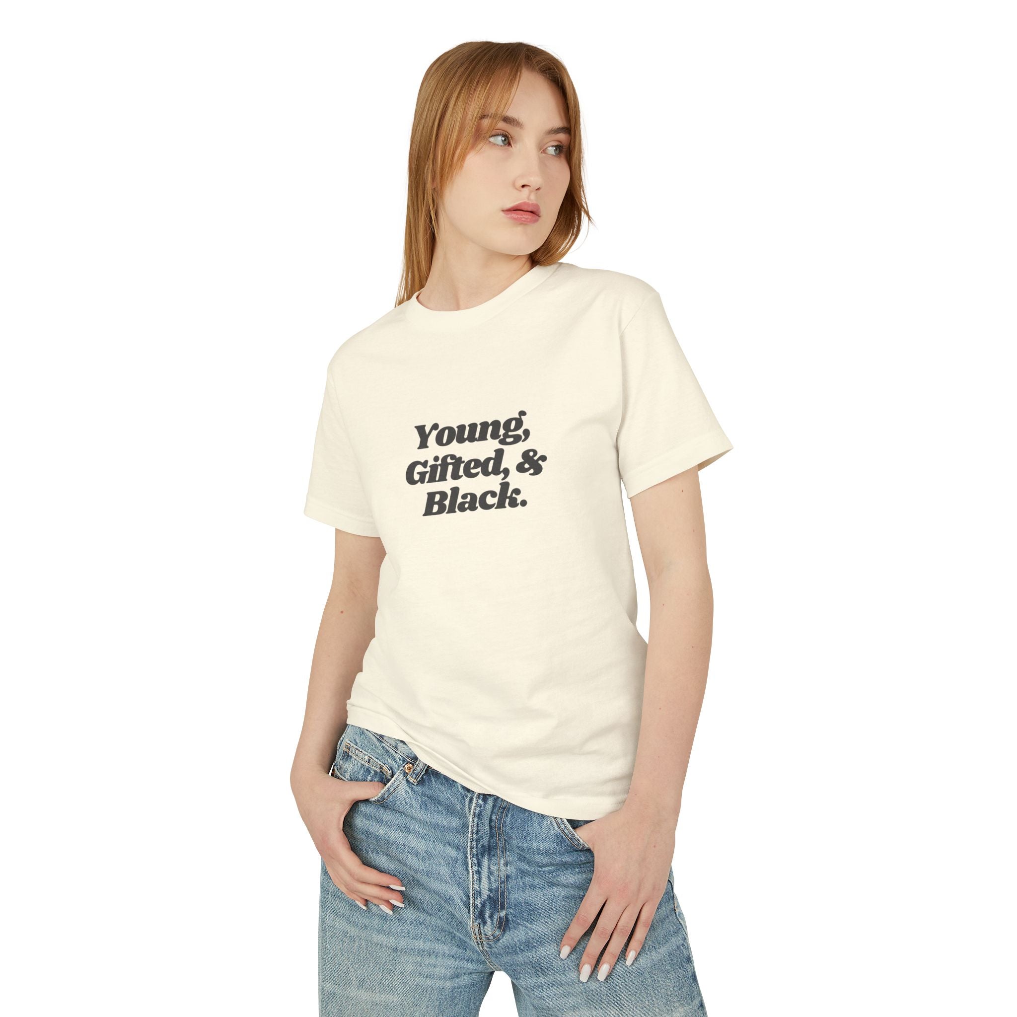 Young Gifted and Black Cotton Tshirt