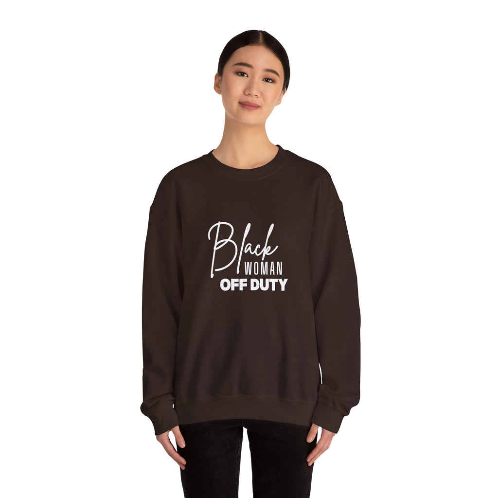 Black Woman Off Duty Sweatshirt