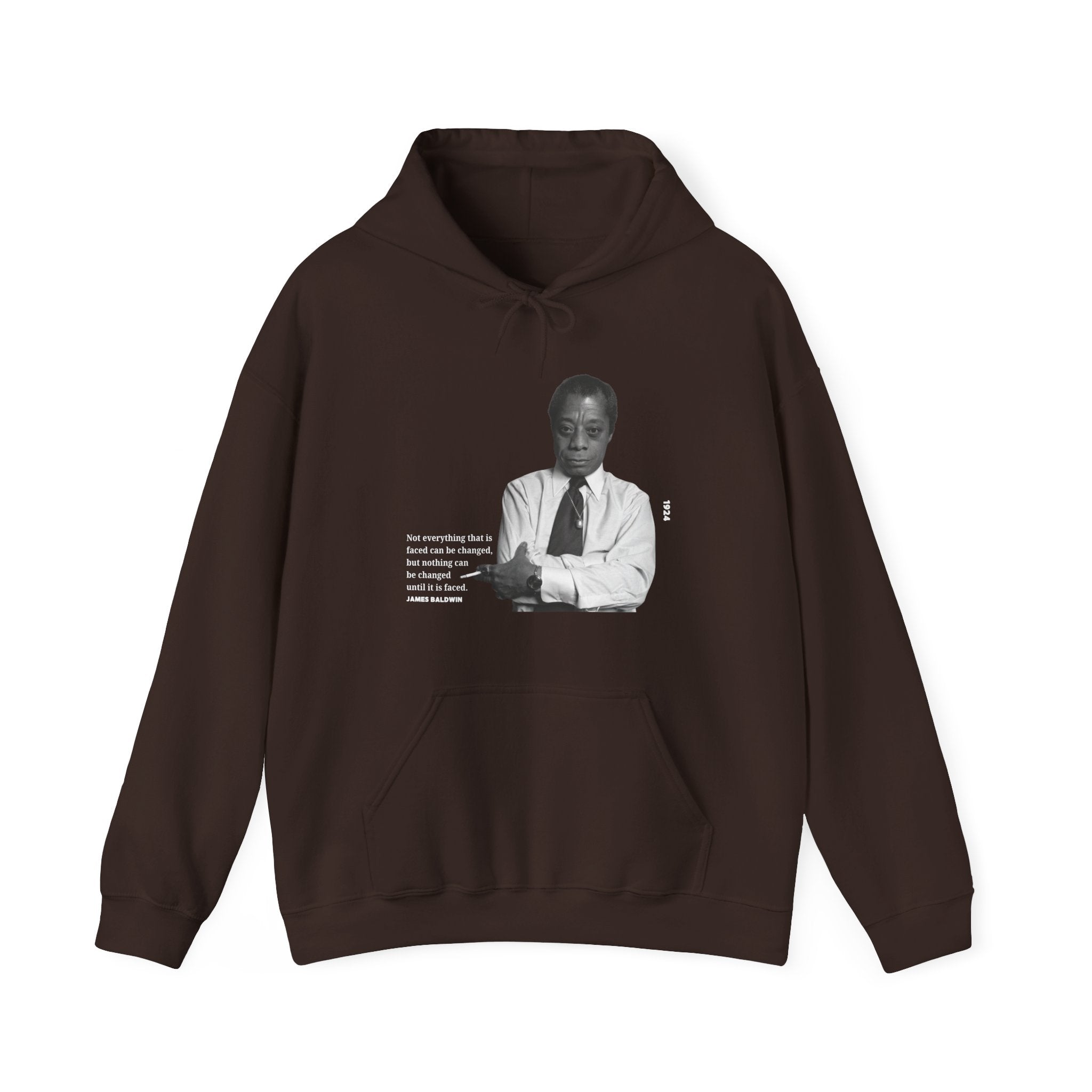 James Baldwin Hoodie - Black, Sand, or Chocolate Brown