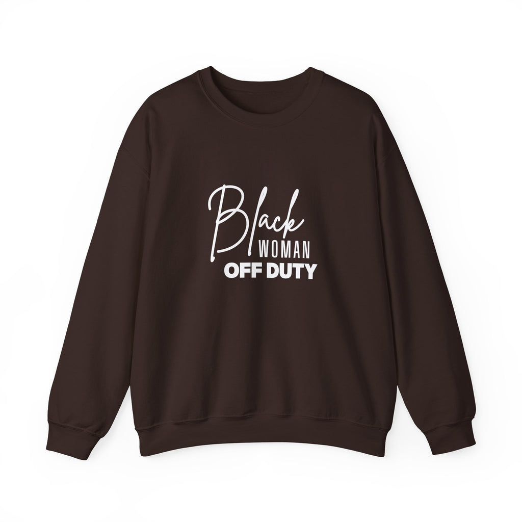 Black Woman Off Duty Sweatshirt