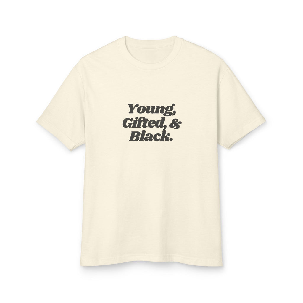 Young Gifted and Black Cotton Tshirt