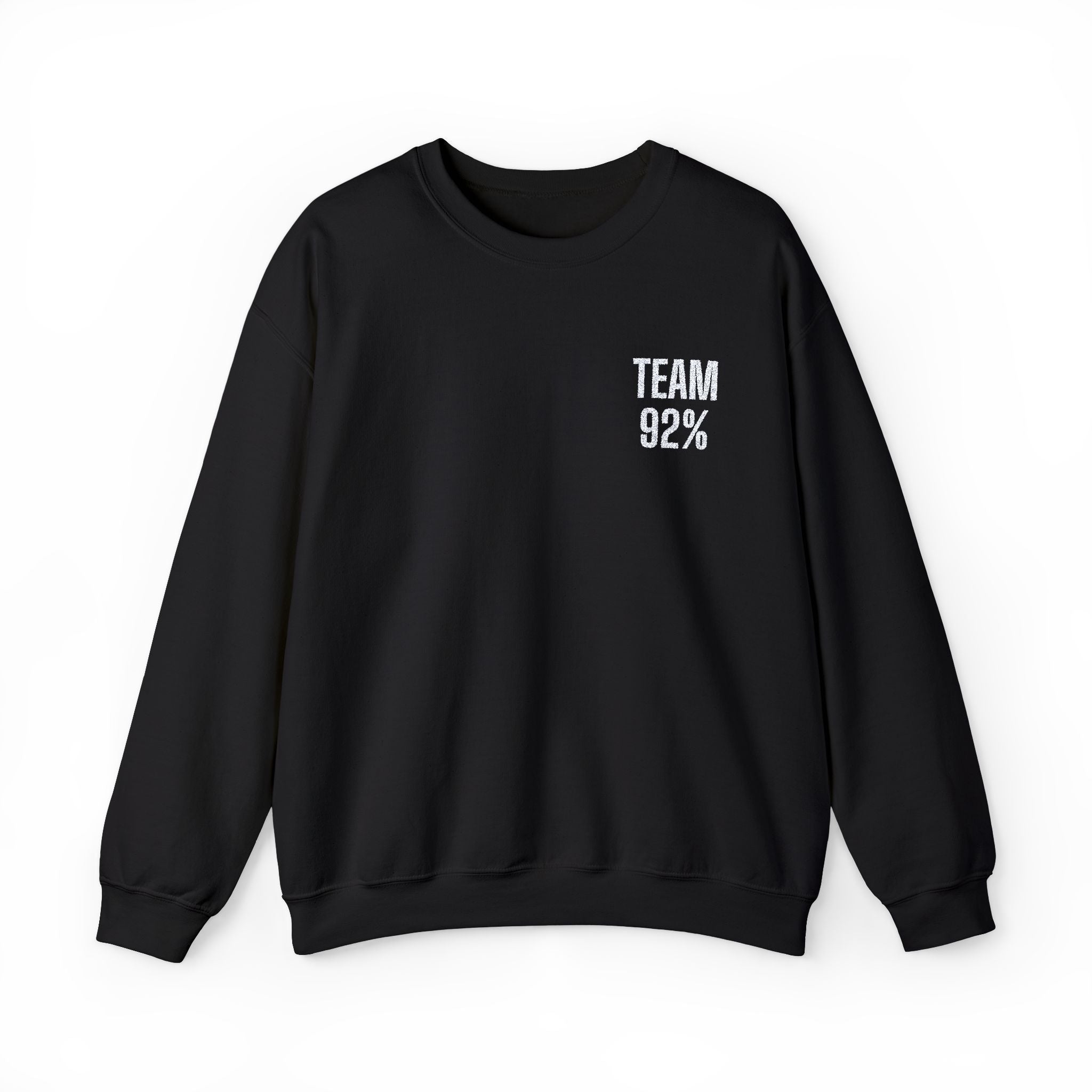 Team 92% Embroidered Sweatshirt
