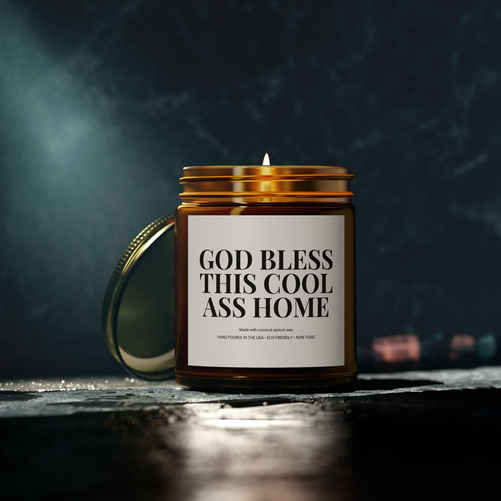 God Bless This Cool Ass Home Candle