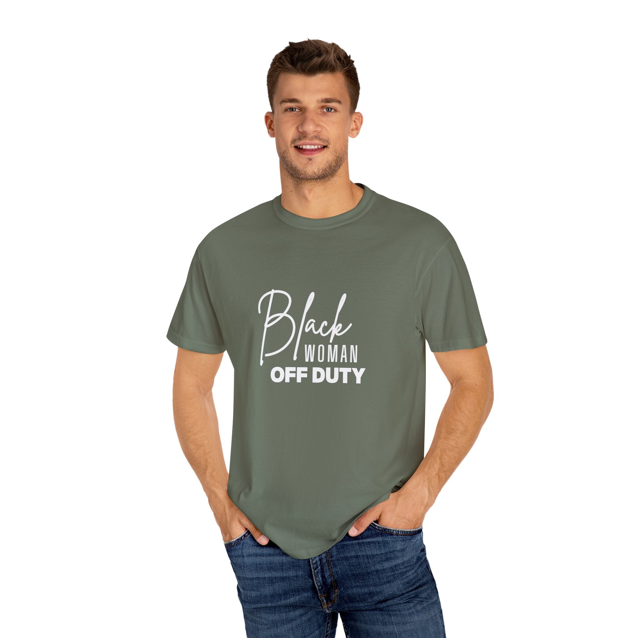 Black Woman Off Duty Shirt - Multiple Colors