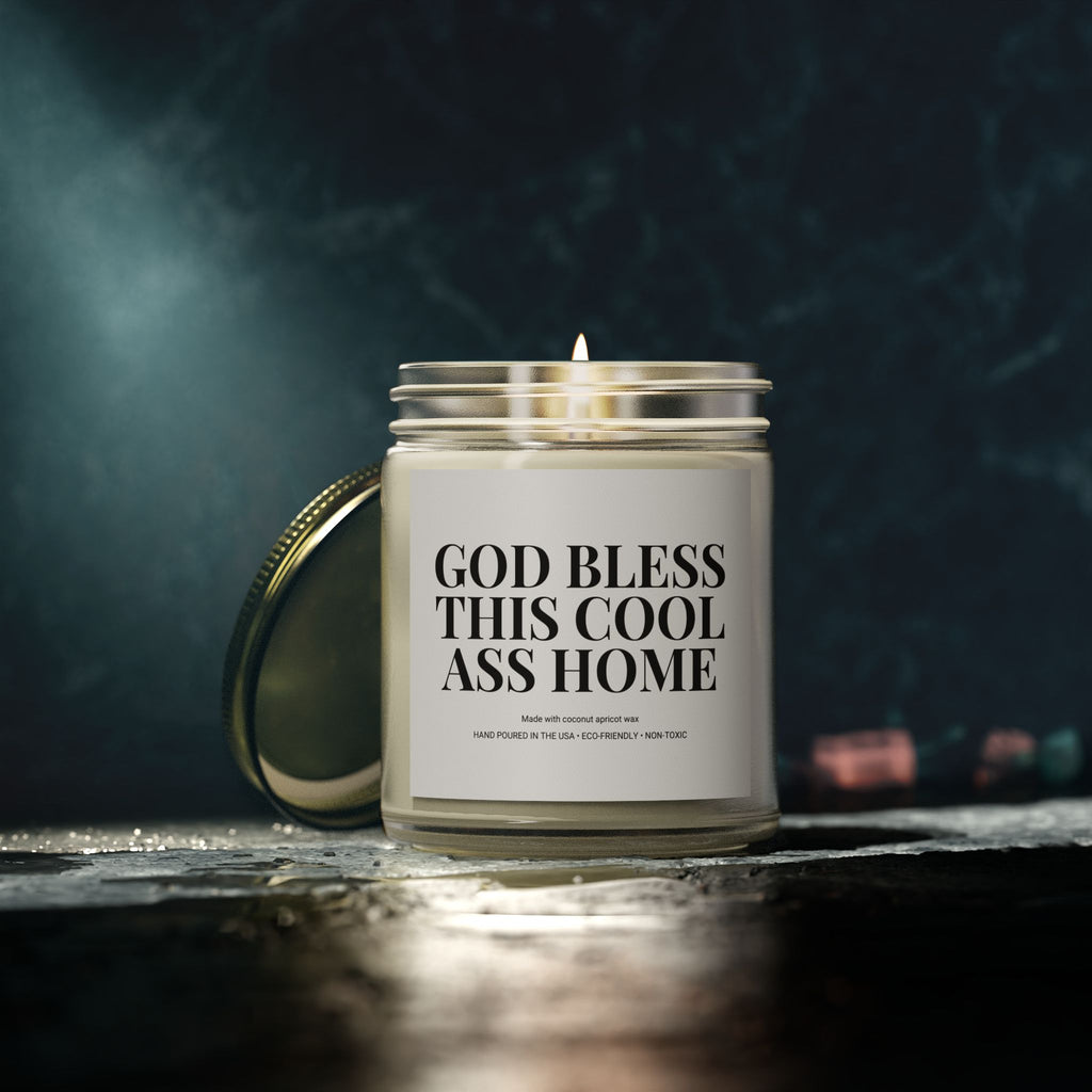 God Bless This Cool Ass Home Candle