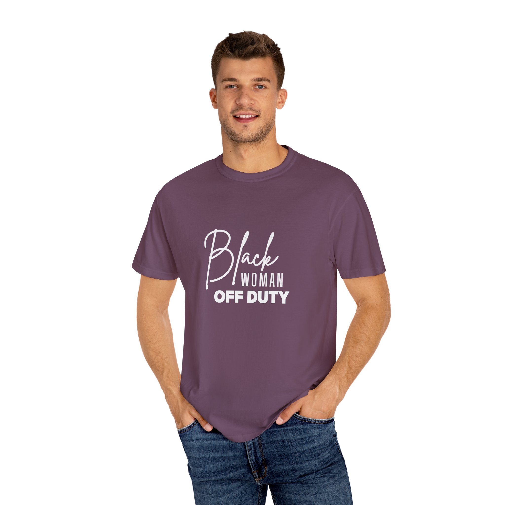 Black Woman Off Duty Shirt - Multiple Colors