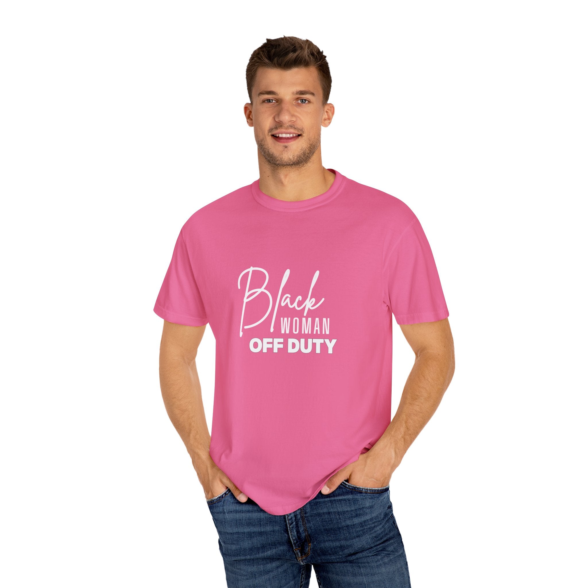 Black Woman Off Duty Shirt - Multiple Colors