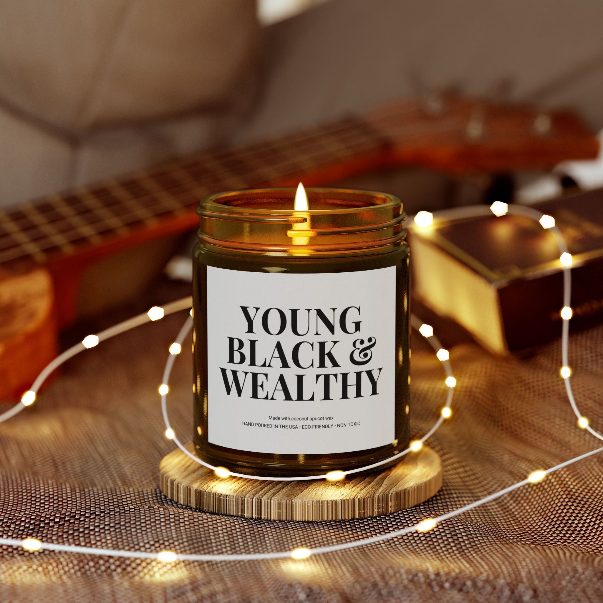 Young Black Wealthy Candle