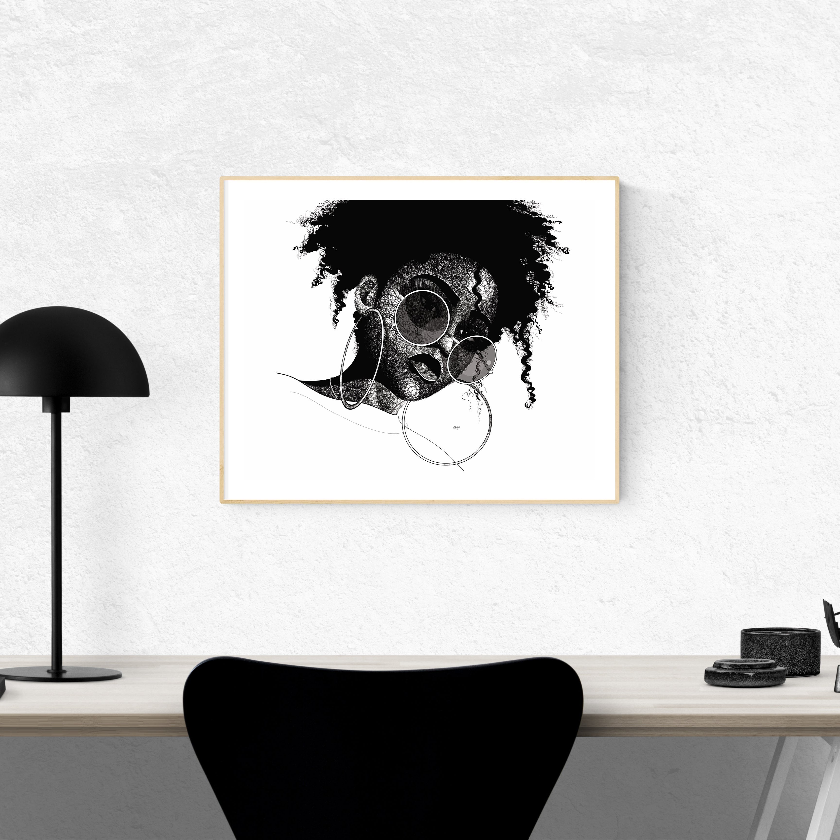 Nwamaka Afrocentric Art Print