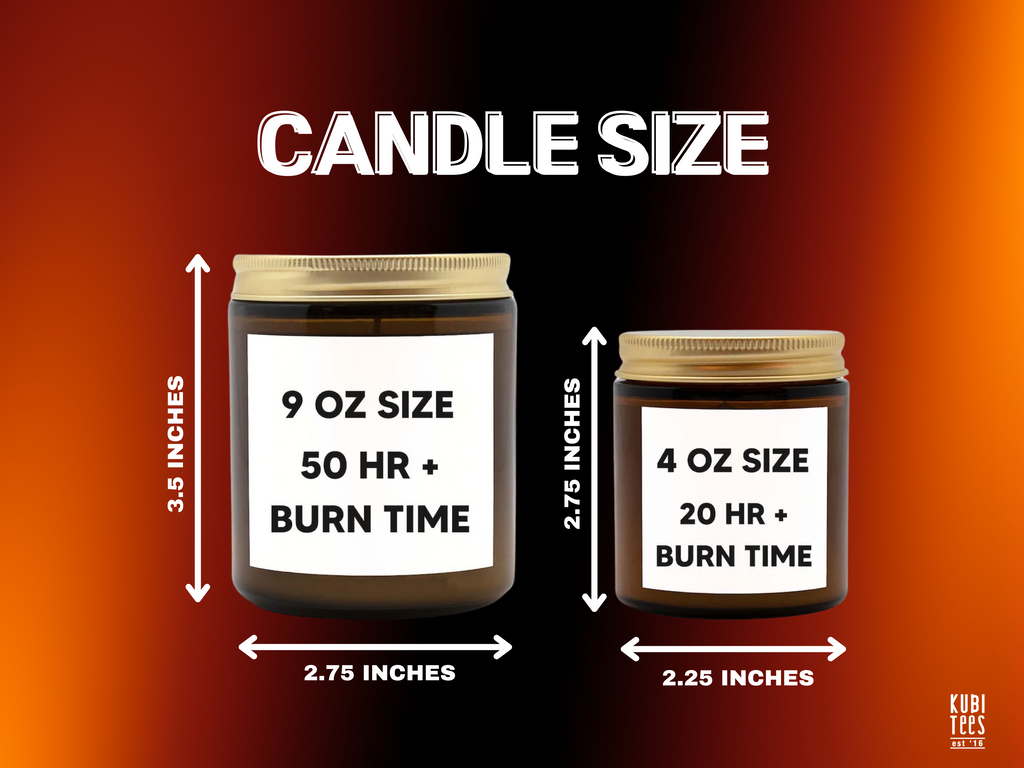 Kubitees different candle sizes.