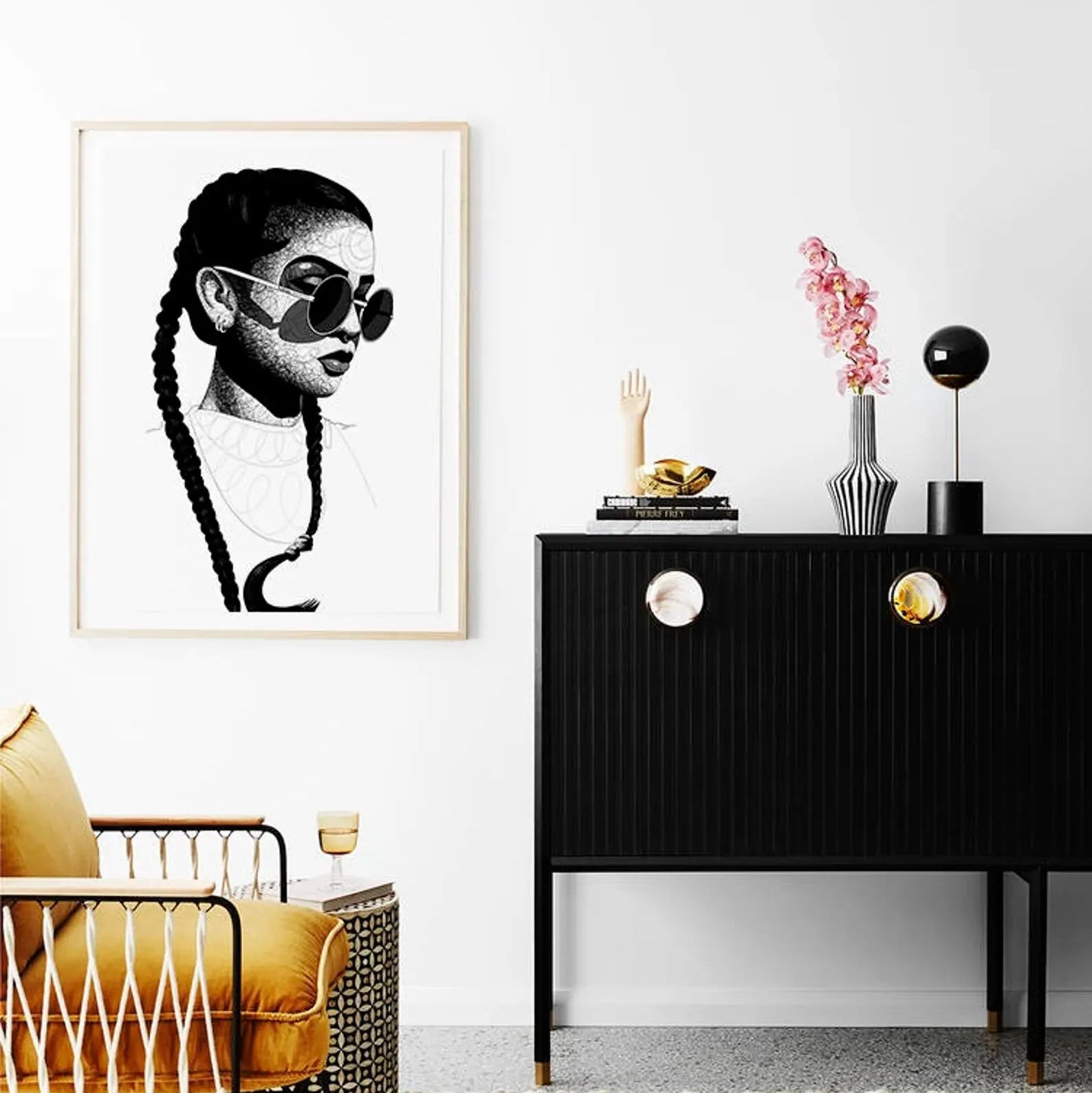 Lewa Afrocentric Art Print